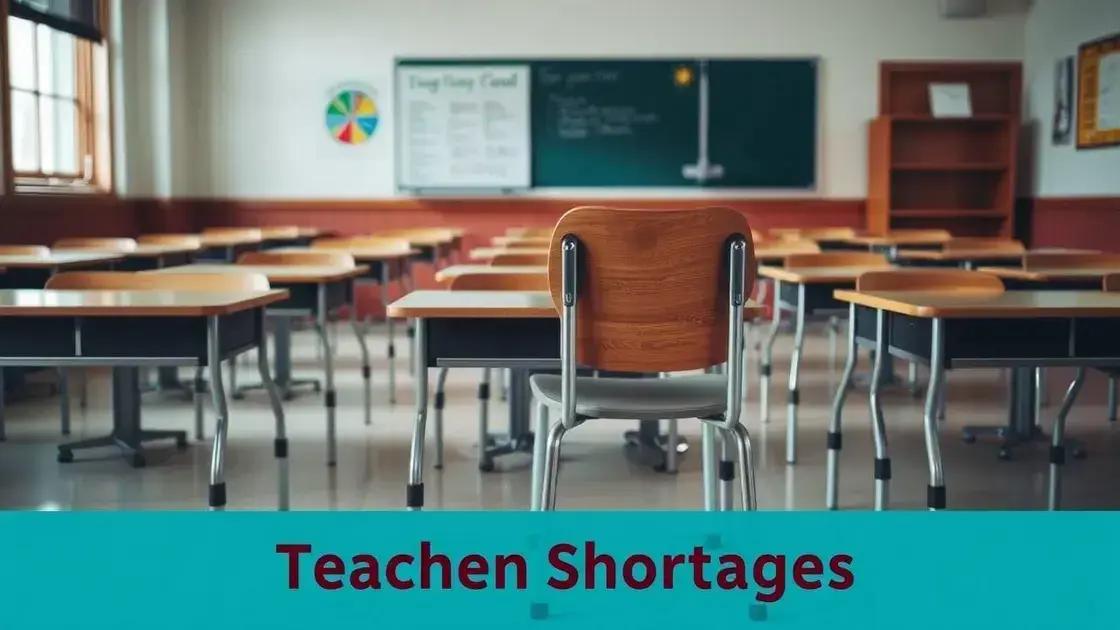 Teacher shortages: What you need to know now