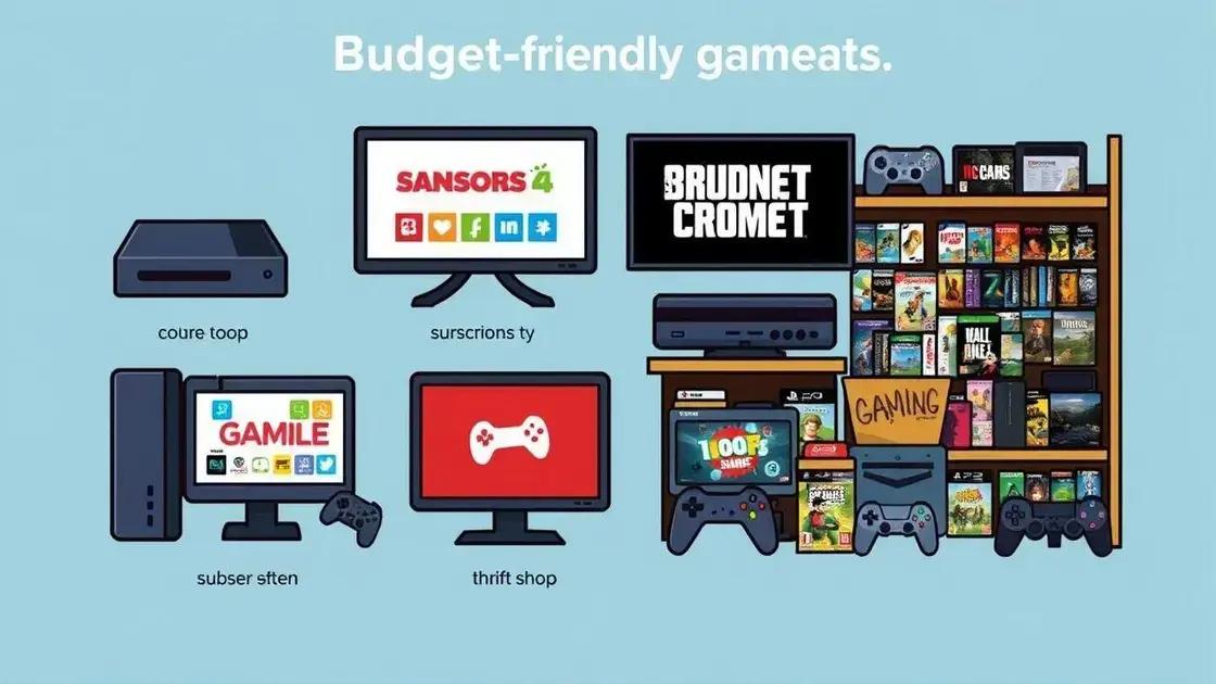 Alternative options for budget-conscious players
