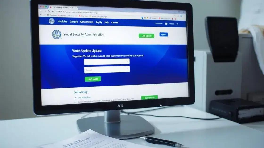 Step-by-step guide to updating online