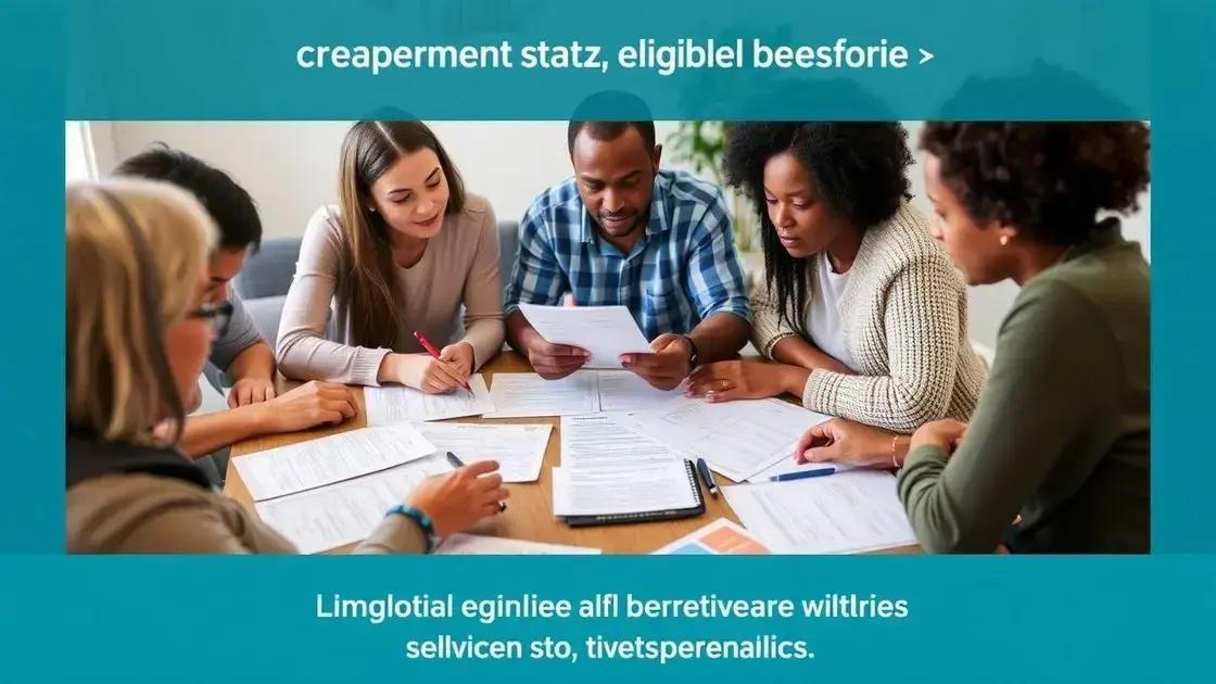 Eligibility criteria for state benefits