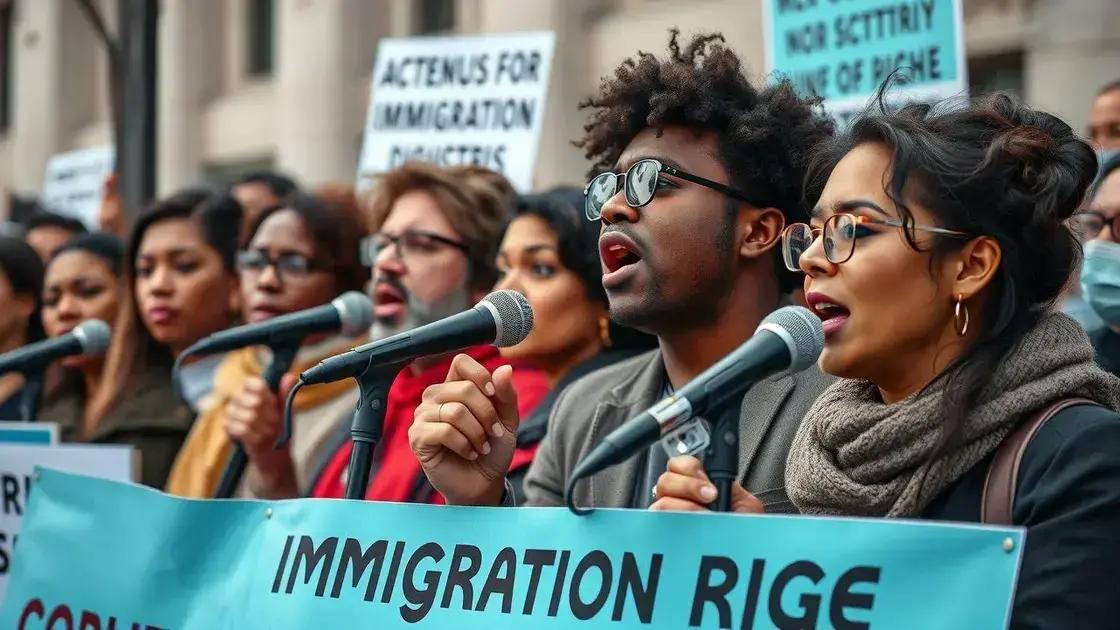 Voices of the demonstrators
